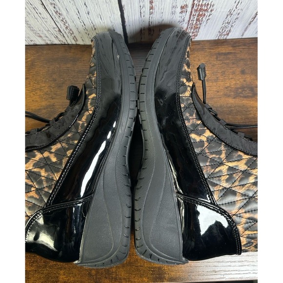 Khombu Molly Waterproof Side-Zip Winter Ankle Boots Women's 8.5 Black Leopard - Picture 12 of 12